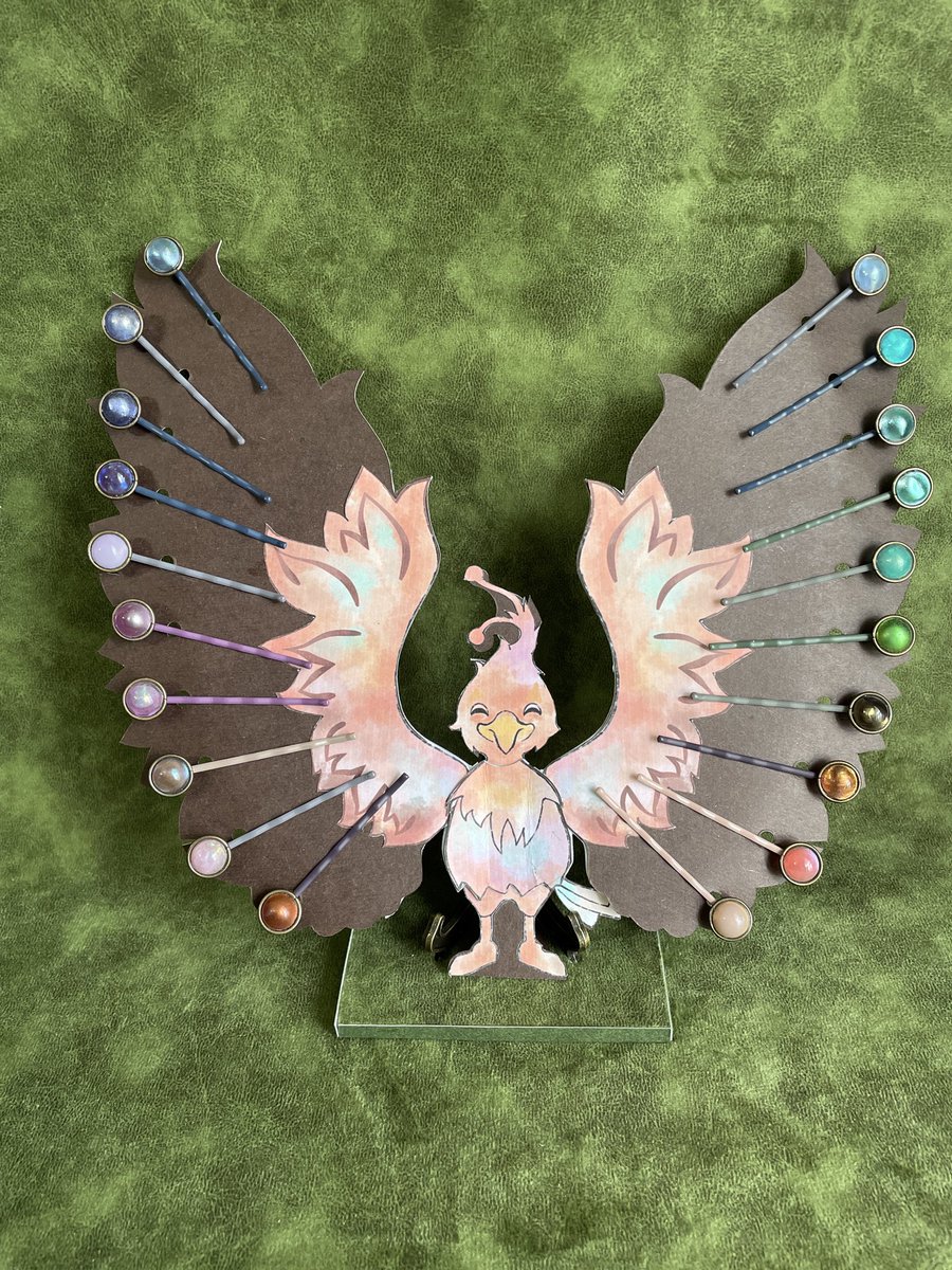BeaverMoon11's tweet photo. 【Beaver Moon〜物語がある物作り〜】

フェニックスの七色ダストの
ヘアピンの全色台紙を
作ってみた。

購入してこれで渡されたら
迷惑かなぁー・・

#ハンドメイド作品  ＃レジン 
＃友人へのプレゼント
#ヘアピン https://t.co/F6EyJFOVT8