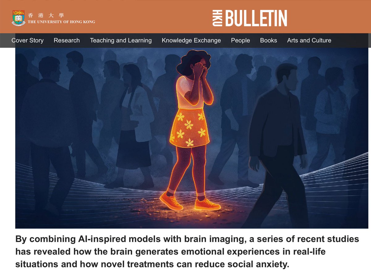 bn_becker's tweet photo. In  #HKU Bulletin – decoders can track subjective #anxiety #arousal in real‑life contexts, differentiate conscious feeling from physiological responses, oxytocin can reduce the subjective #fear in social situations. potential novel interventions for social anxiety. https://t.co/cRsRQTxJEl
