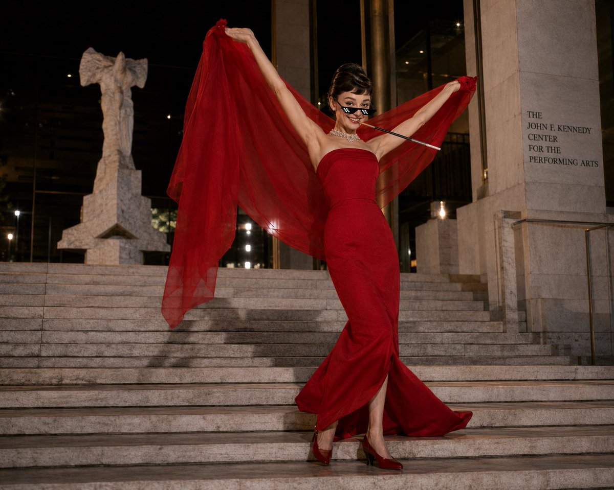TheAudiHepburn's tweet photo. Also celebrating today’s victories! Cocktails for all at the forever (NeverTrump) KENNEDY Center. Raise a glass #SmokeFleet 🥂 https://t.co/Vw830YLpKb