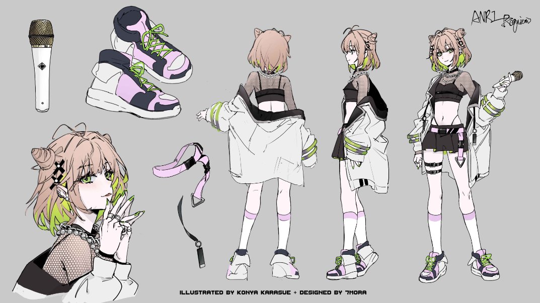 audiologie_en's tweet photo. ANRI Requiem & ANDI Vesper ✦
(TAKE2! Edition) Official Reference Sheet
＿＿＿＿＿＿＿＿＿＿
ANRI & ANDI’s Synthesizer V 2 (TAKE2! Edition) design sheet is now live!

Releasing alongside ANRI Requiem on #SynthesizerV2
📅06.30.2026
＿＿＿＿＿＿＿＿＿＿
🎨 Art: Konya Karasue / 紺屋鴉江 
@hxPTwPREsH6ll10
 
🎨 Design: 7MORA 
@7Mora_art 

#ANRI_Requiem #ANDI_Vesper