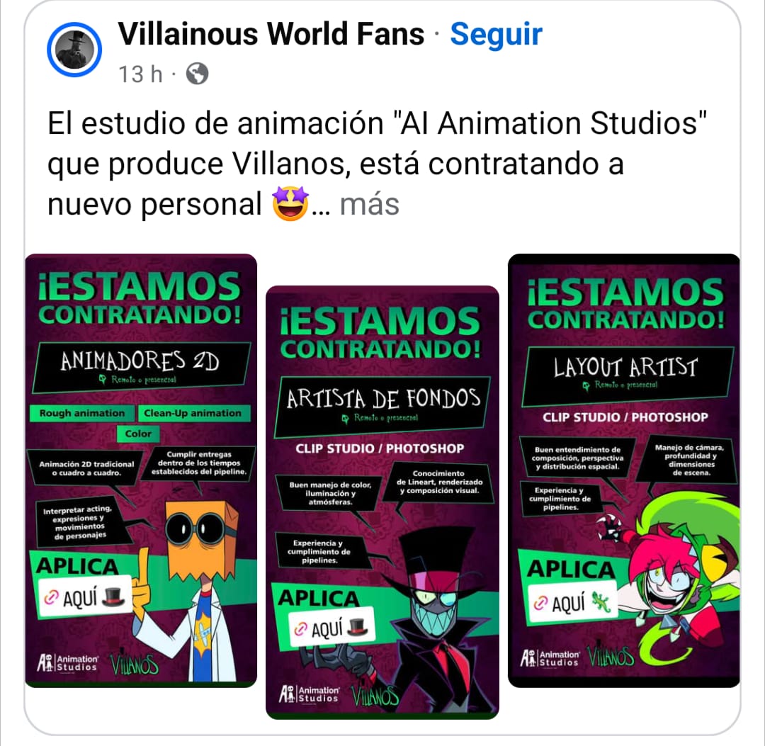 JupiterLum's tweet photo. Todo este tema volvió al fandom latino porque comenzaron a convocar a través de páginas de fans. Llegaron muchos contrarios que cuentan lo mismo, explotación, falta de créditos, muchos ex fans nos dimos cuenta de algo... #villanous https://t.co/2LrPNy2tak