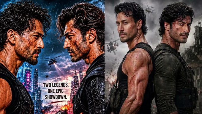 fouji_fan's tweet photo. Fans to Get Double Dose of Action, Will Tiger Shroff and Vidyut Jammwal Team Up for a Film? Actor's Post Creates a Stir  
#TigerShroff #VidyutJammwal #TigerShroffVidyutJammwalUpcomingProject https://t.co/nIEYIjHcd5