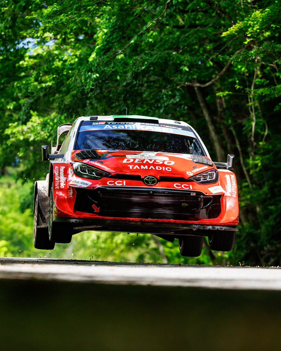 ElfynEvans's tweet photo. ⏱️ SS11 ➡️ 15:002

Q. Are you in control of this rally? 

"No way! Far too much driving to do! It’s a great time by Sami by the looks of it. Can be better obviously.”

#EE33 #RallyJapan #ToyotaGazooRacing https://t.co/cZshe41wA0