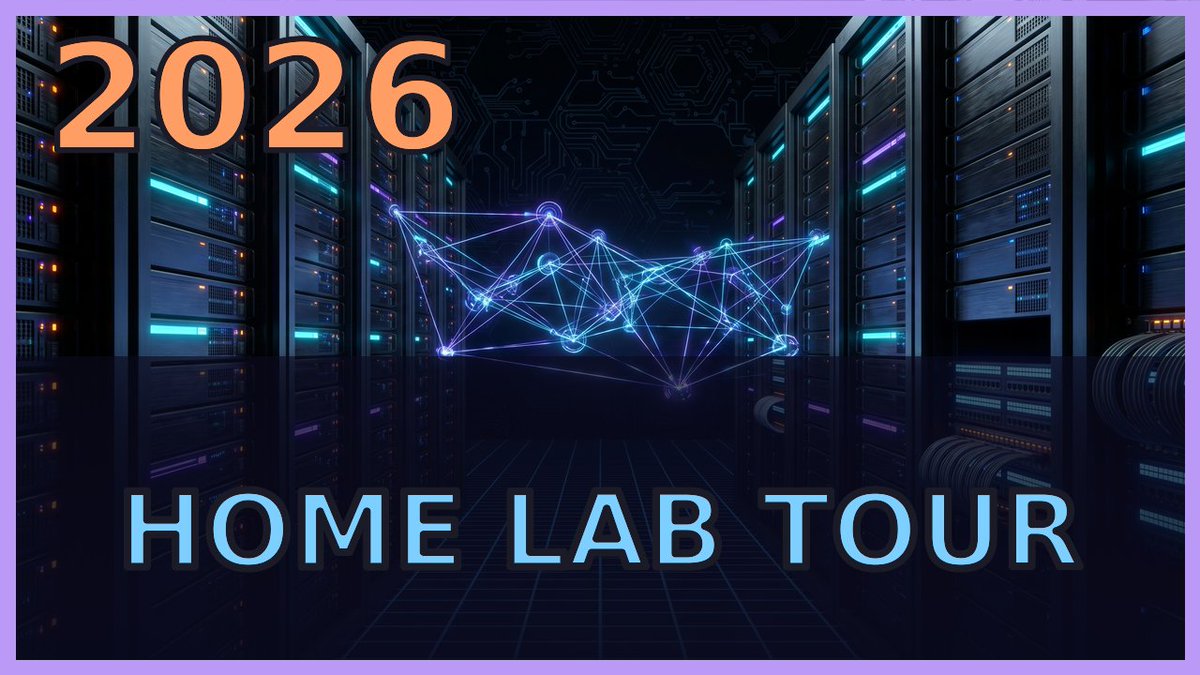 derekcreason's tweet photo. 2026 Home Lab Tour! https://t.co/QuLqkVYHEd via @YouTube https://t.co/0UmJfLrMu1