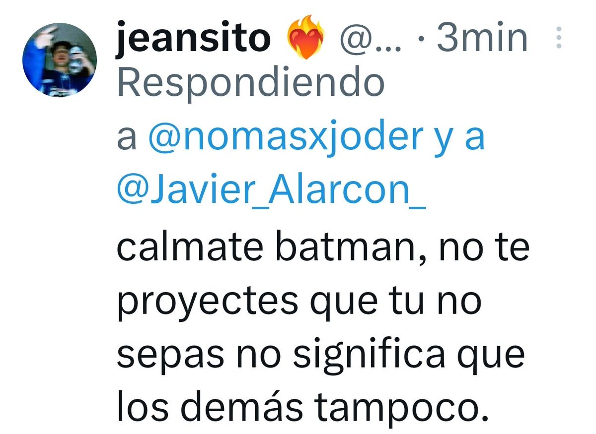 nomasxjoder's tweet photo. @jeanzzitt0 @Javier_Alarcon_ Voy a guardar esto para cuando eliminen por enésima vez a México y estés  llorando y culpando a todos menos al hecho de que los mexicanos no saben jugar fútbol en unos días más. https://t.co/wtMplWuYYP