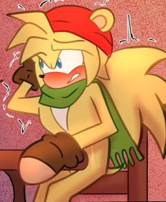 TriangShip's tweet photo. @PIKOPIKOBOOTY [🐻🧣]:...!!

—The bear tries to warn him where he is, but it makes him nervous and he blushes. https://t.co/1xodZGRsZp