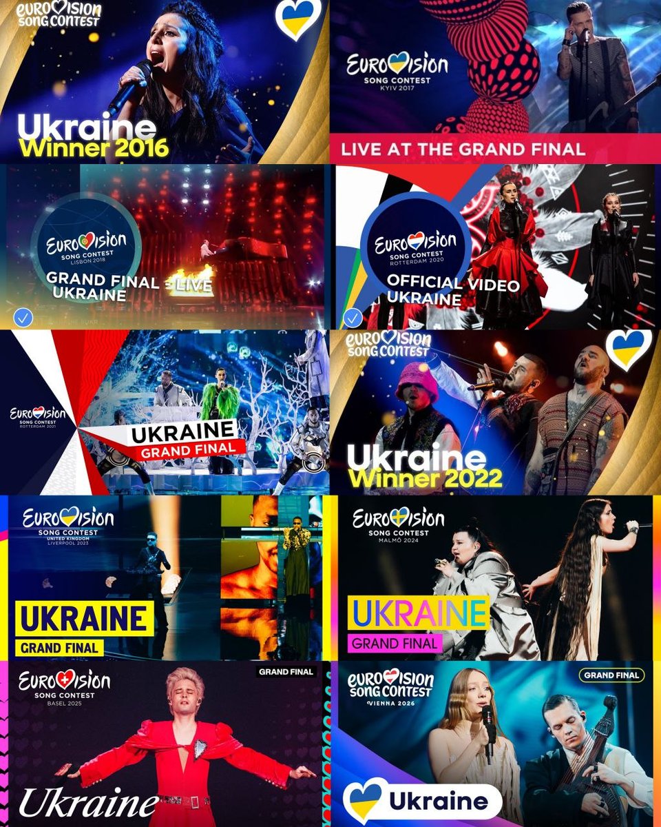 vodimtenigranku's tweet photo. Rank the last 10 entries from Ukraine https://t.co/hj9oRi8oQU