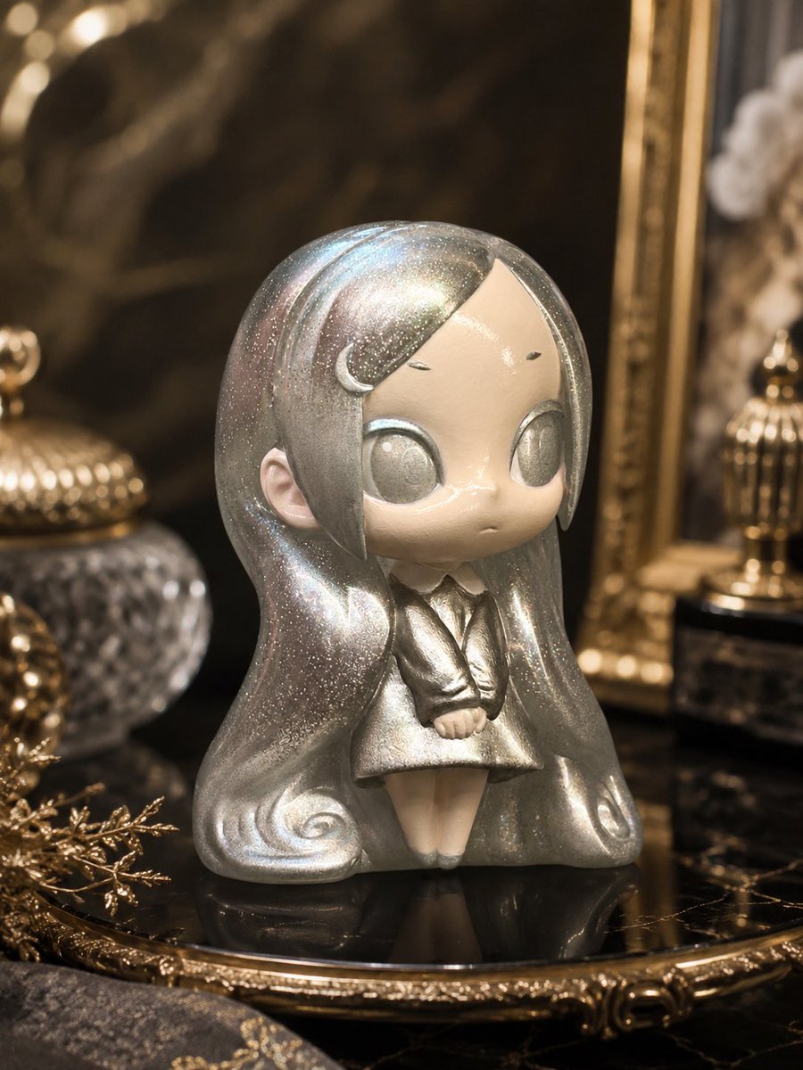 ゾイド　もどき　ムゲン クリアver.電飾付パール塗装　グロス仕上げ Trailly one-of-a-kind クリアラメのゾルにパールとホロシルバーを乗せ