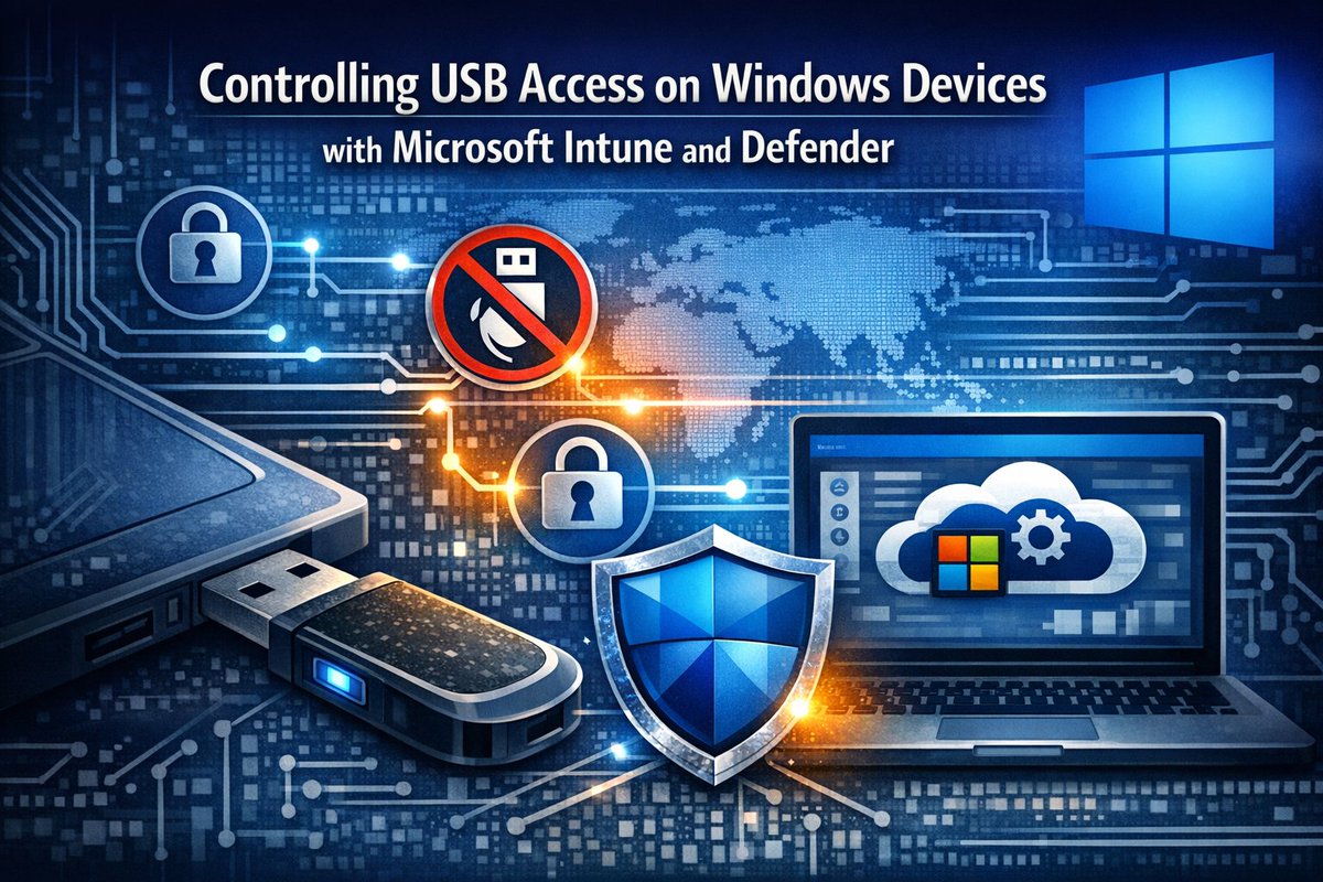 SasStu's tweet photo. Blog post: #Intune #Intune Controlling USB Access on Windows Devices with Microsoft Intune https://t.co/1UA8UNnAxu https://t.co/lsebBa2Eux