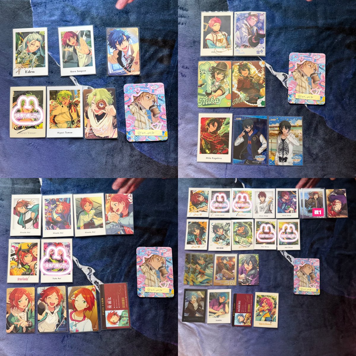 hr__orca's tweet photo. あんスタ ぱしゃっつ 周年 中国 韓国 フォトカード ポラロイド クリアカード 海外  交換 譲渡

譲】 画像1〜5 (5は買取優先ですが定価揃えてくだされば交換◎)

求】みか 泉 薫 嵐 こはく 司 北斗 ライカ 千秋 ツリー⬇️

郵送2〜,都内手渡し https://t.co/SG3NhccgAZ