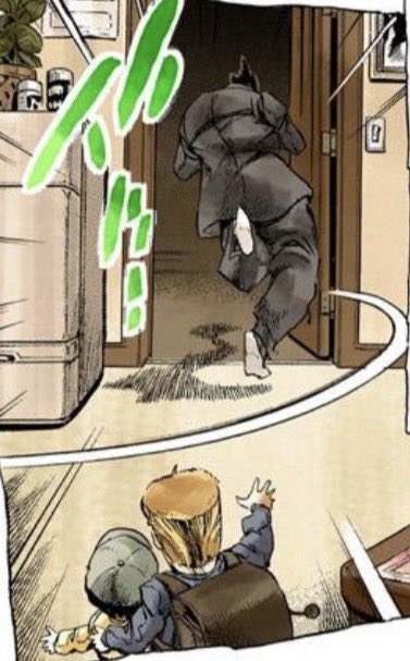 CEOofchiscara's tweet photo. Okuyasu always being a bystander in situations he has no control over feeling useless until the most crucial moment where he took control of his own fate of life or death and ultimately saved his best friend https://t.co/dwvLmv2cYO