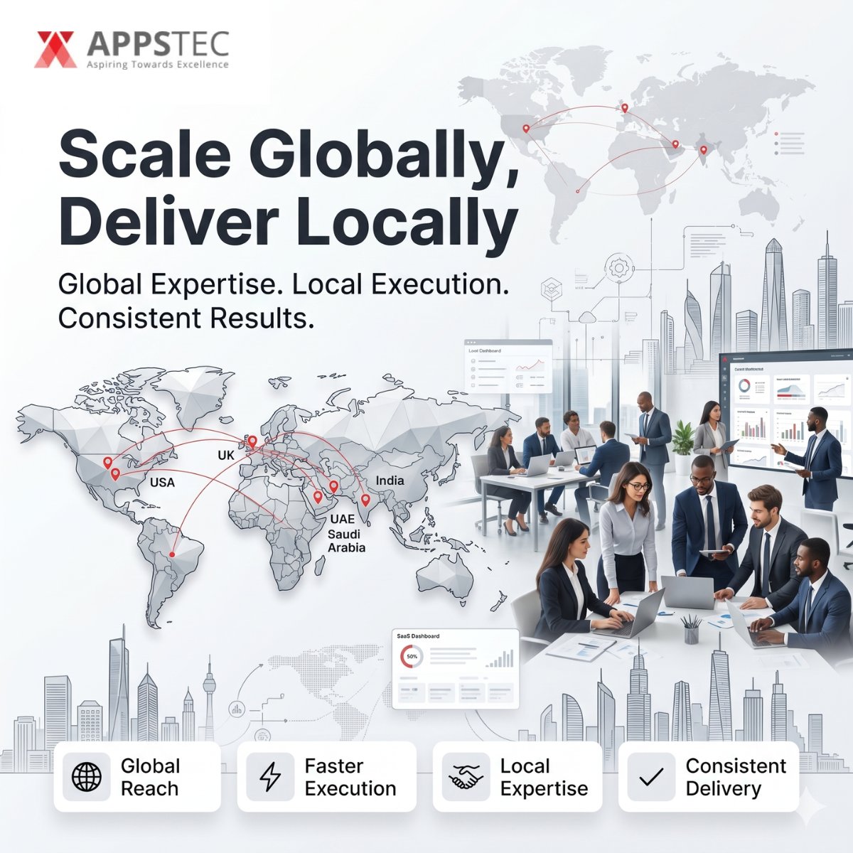 AppstecServices's tweet photo. Scaling operations globally requires consistency, speed, and expertise. 

#GlobalDelivery #DigitalTransformation #EnterpriseTechnology #BusinessTransformation #GlobalBusiness #TechnologyConsulting #EnterpriseSolutions #ManagedServices #ITServices #BusinessGrowth https://t.co/wJ5XQLGypk