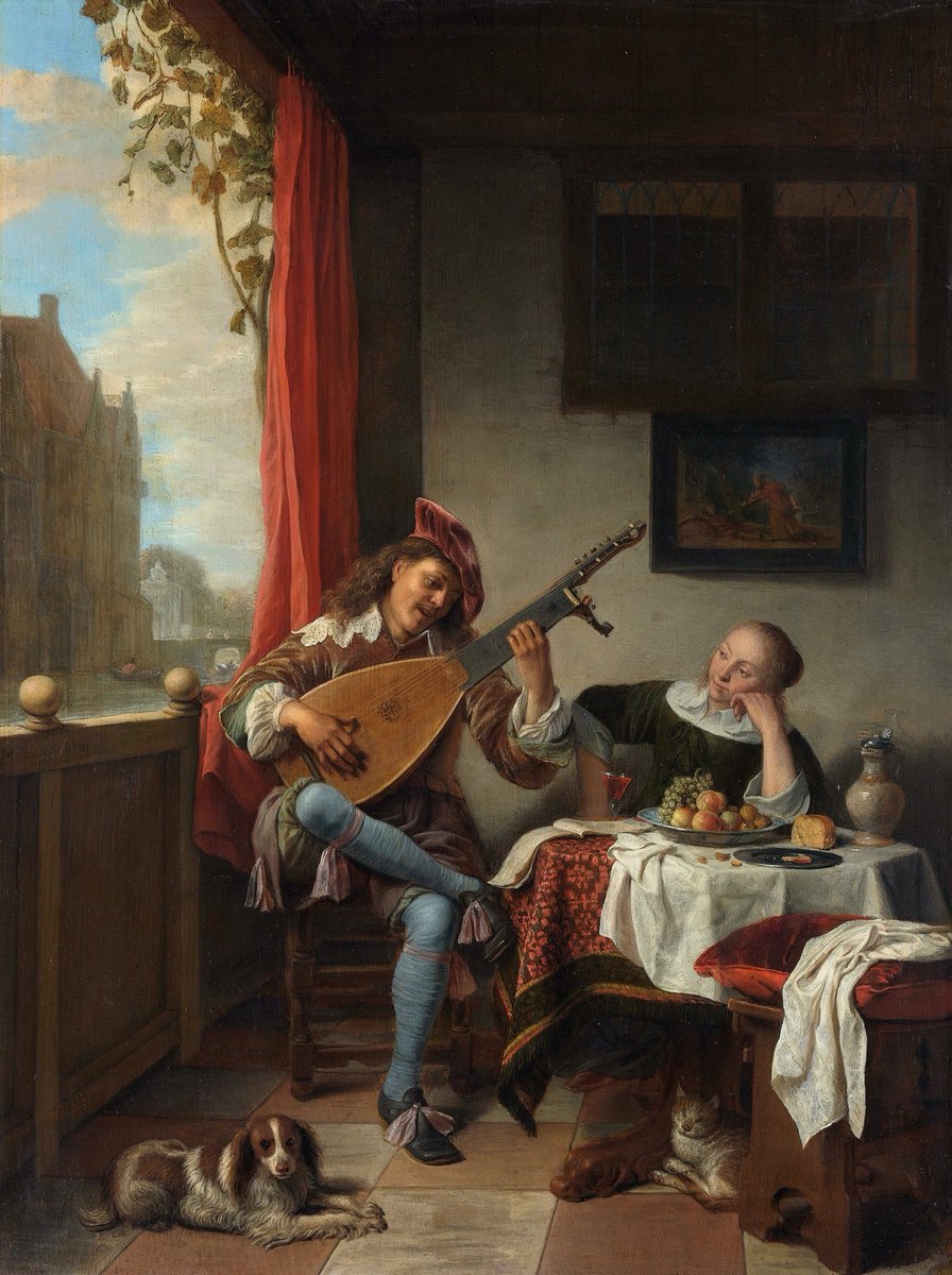 Goudriaan2's tweet photo. The Lutenist 
Hendrik Sorgh, 1661 https://t.co/Wh0PtbMpui
