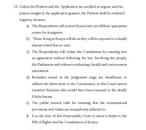Esq_Dalmas_J's tweet photo. The Supreme Court in Kenya in the lustrous case Gatirau Peter Munya Vs Dickson Mwenda Kithinji & 2 others, S.C App. No 5 of 2014; [2014] eKLR affirmed that for a Court to grant conservatory relief, an Applicant must demonstrate:

1. That his main case is arguable.
2. Unless the conservatory relief is granted, the main case if successful, would be rendered nugatory.
3. And it is in the public interest to grant the reliefs.

Just look at how our Registrar at SCC @joshuamalidzo has demonstrated how if the court fails to grant the conservatory relief, the Petition if successful, would be rendered nugatory. Just wow! Here as a JO, while grappling with such pleadings you have no otherwise but grant what the application seeks. 

I, as SG of Young Bar Firm Owners, and by the powers bestowed on me by Young Bar Firm Owners Constitution, do hereby endorse Registrar of SCC as a consultant to the association on matters of Constitutional drafting!

Signed.
Jakochia Esq.
SG-Young Bar Firm Owners!