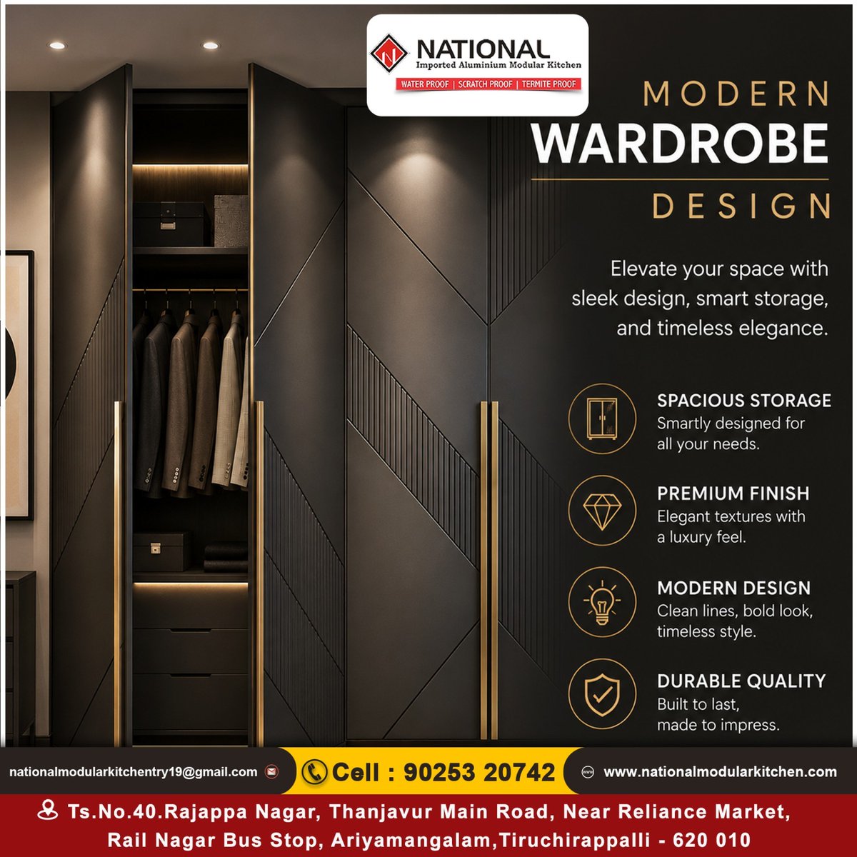 ModularNational's tweet photo. 𝐌𝐨𝐝𝐞𝐫𝐧 𝐰𝐚𝐫𝐝𝐫𝐨𝐛𝐞 𝐝𝐞𝐬𝐢𝐠𝐧𝐬 𝐟𝐨𝐫 𝐬𝐭𝐲𝐥𝐢𝐬𝐡 𝐥𝐢𝐯𝐢𝐧𝐠

𝑵𝒂𝒕𝒊𝒐𝒏𝒂𝒍 𝑰𝒎𝒑𝒐𝒓𝒕𝒆𝒅 𝑨𝒍𝒖𝒎𝒊𝒏𝒊𝒖𝒎 𝑴𝒐𝒅𝒖𝒍𝒂𝒓 𝒌𝒊𝒕𝒄𝒉𝒆𝒏
https://t.co/LwNoyZkJm0,Rajappa Nagar,Thanjavur Main Road,Ariyamangalam
Tiruchirappalli
90253 20742. https://t.co/1iWK6dzGKm