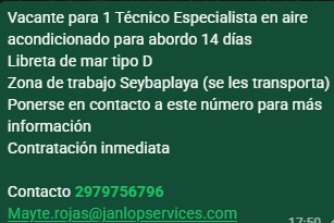 BeBeRaJe's tweet photo. 📢 Ofertas Laborales:

📍 Vacantes Offshore, embarcan por Seybaplaya, Camp- https://t.co/MGstNrBWUR