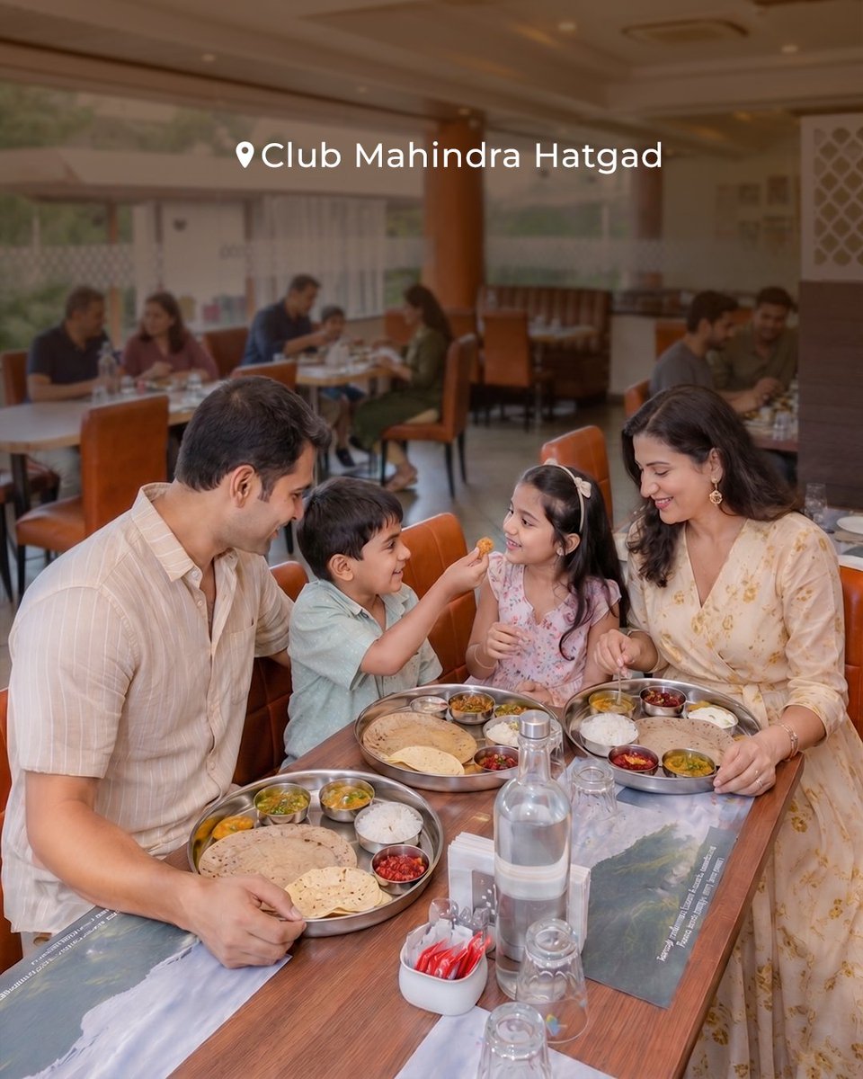 clubmahindra's tweet photo. Fresh off the Chulha!
A reminder that good things take time, and some traditions are best enjoyed just as they are.
Experience Ghar Ka Chulha at Club Mahindra Hatgad!

#ClubMahindra #ClubMahindraResorts https://t.co/Mw6fb6n1J9