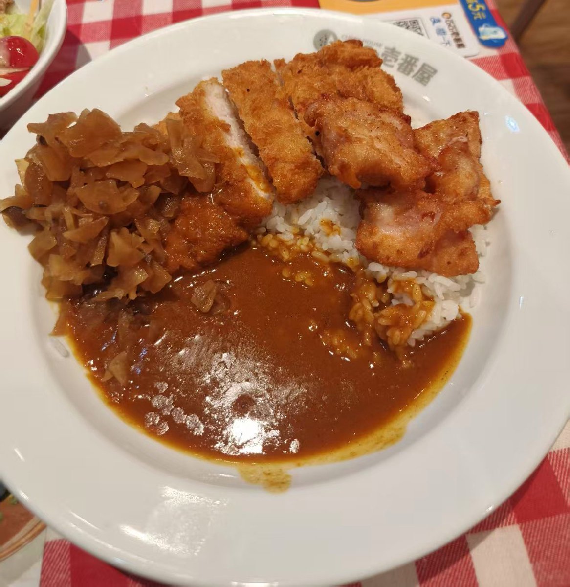 gui18899's tweet photo. 久しぶりの深圳、久しぶりのCoCo壱。
というか久しぶりの投稿。春節の上海以来。
あれから日本一時帰国したり、香港3回ぐらい行ったり、その内の1回は酔いつぶれてスマホ無くしたり、上海に次いで人生2度目の入院したり、と相変わらずの中国ライフ継続中です🫡 https://t.co/Q7z7GKY8Q2