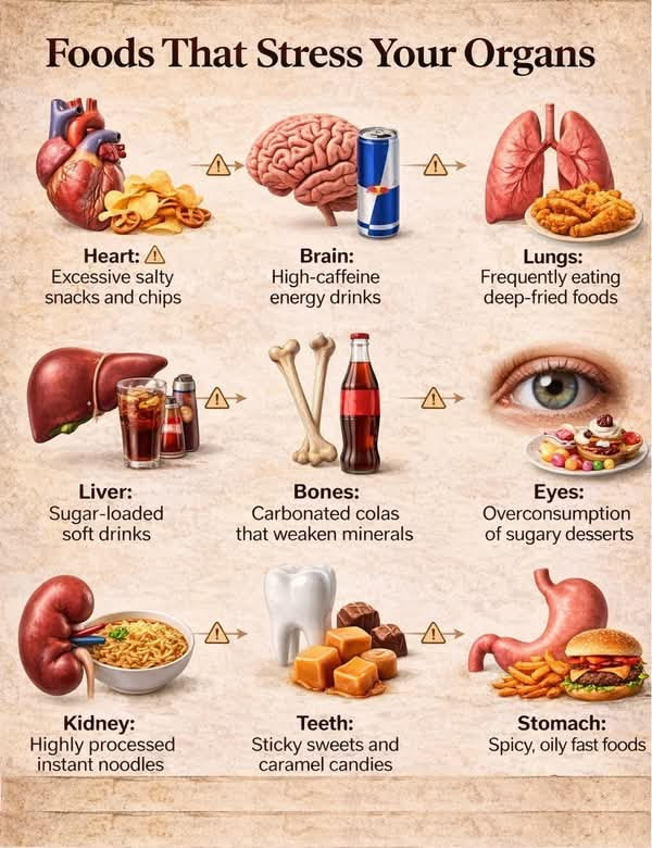 Nourish__lab's tweet photo. Foods That Stress Your Organs https://t.co/Lve2uXZiyi