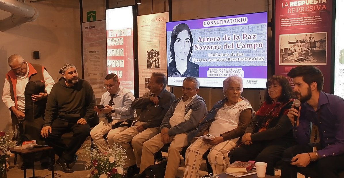 memoriacircular's tweet photo. Con respeto y dignidad, conmemoramos la memoria de Aurora de la Paz Navarro del Campo junto a su familia, compañeras y compañeros de lucha. Avanzamos en la reivindicación de las mujeres y luchadores sociales del periodo de violencia política de Estado, ejercida entre 1965-1990. https://t.co/MUqPNVS9dp
