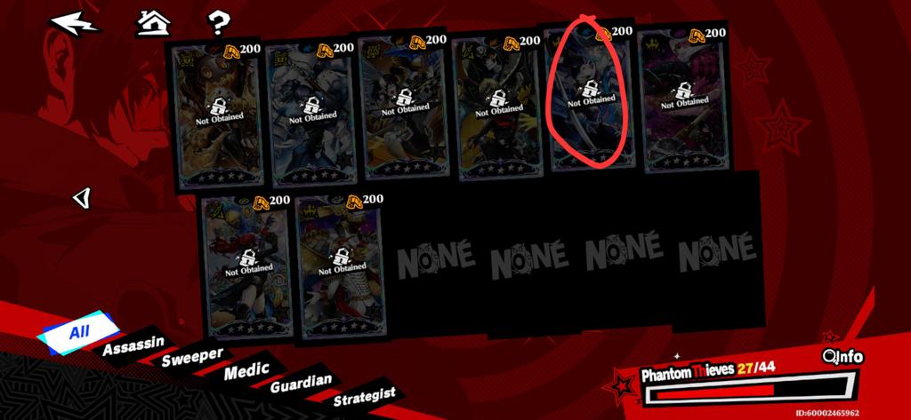 AGamer2o4's tweet photo. @P5XOfficialWest Who should I go for? I already have ayaka, joker and makoto and I wanna go for a character that I dont have that are limited or maybe go for the new standard units like minami or yumi https://t.co/xMgrKVWs1R