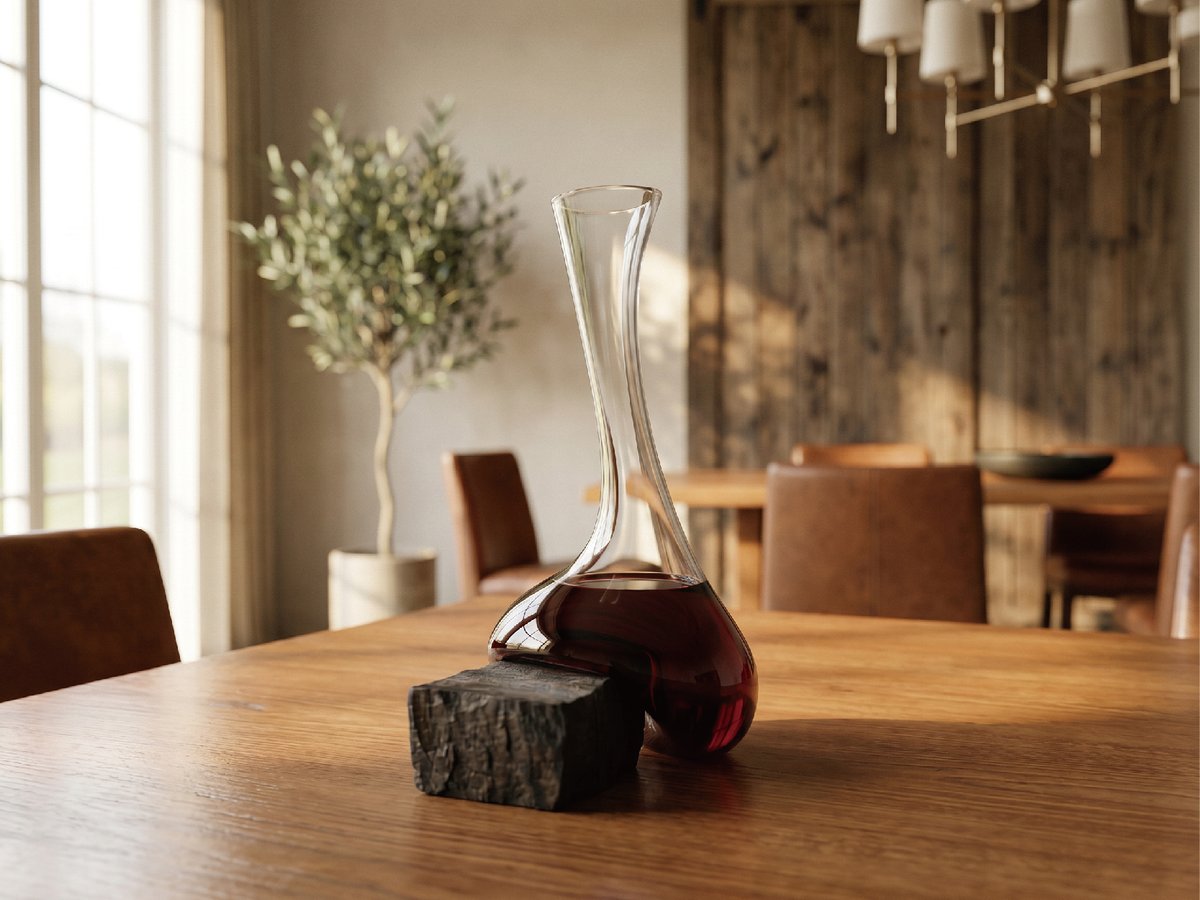 CarlsonChe855's tweet photo. The Centerpiece Without Trying

Some objects quietly transform a space.
Placed on a dining table, bar cart, or shelf, this sculptural decanter becomes an instant focal point.
Natural stone texture. Crystal clarity. Timeless presence.

#TableStyling #DiningRoomDecor #BarCartDecor https://t.co/AOStt3BxrJ