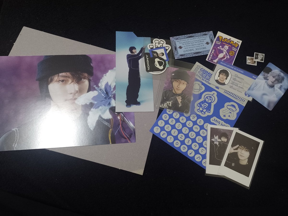 rodzfbs's tweet photo. FEEDBACK SUPER POSITIVO ! 🤍

Peguei um repasse de vaga na @knife_kstore por esse Kit lindo do Jungwon Ggu Ggu Package 2024!

O atendimento foi ótimo, como eu sou iniciante no mundo collector tiveram toda a paciência para me atender e embalar meu pedido com muito carinho  🤍 https://t.co/ieMce1dRCZ