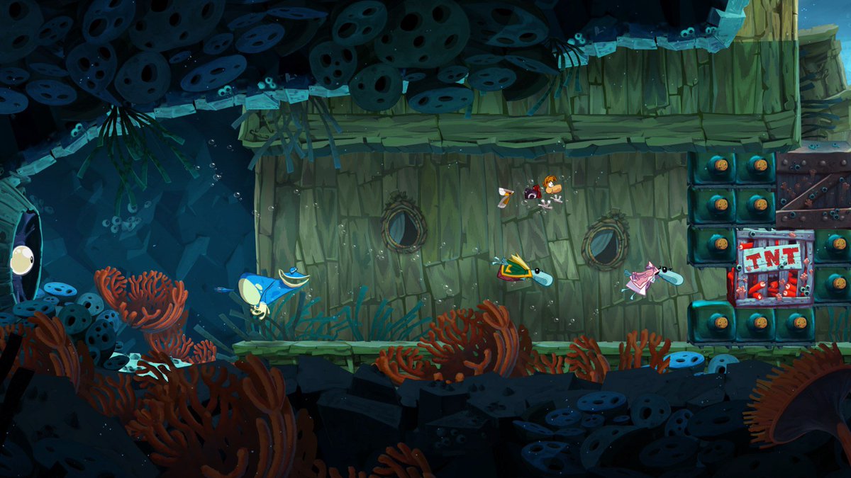 noarmsandnolegs's tweet photo. Rayman Origins: Enhanced Edition details:

- « easy mode » with Murphy automatically picking up medals

- alternatives hearts (blue = 3 hits / gold = 4 hits)

- some visuals changes

- 100 characters (including skins ofc) https://t.co/dbbrgttKNp