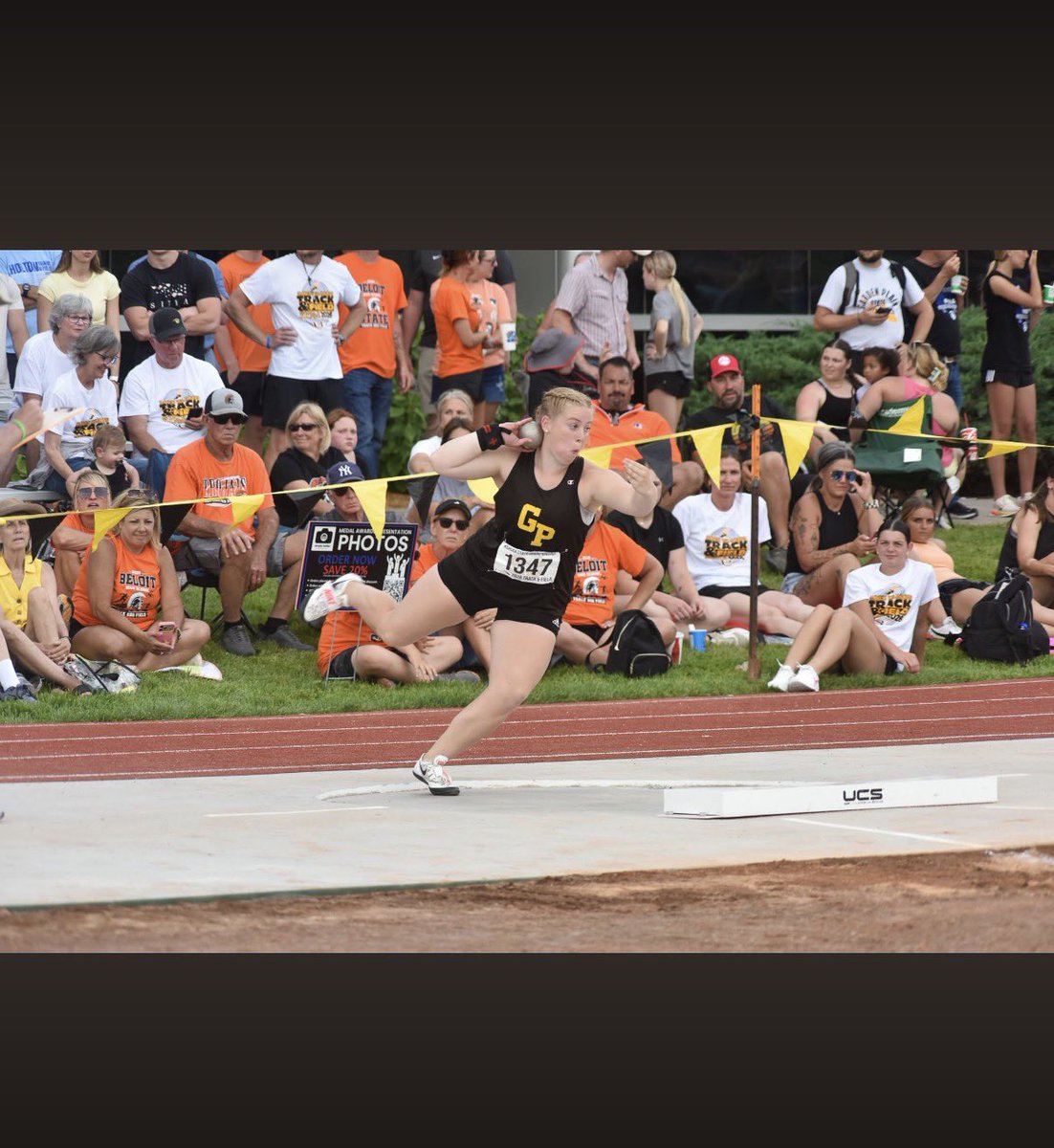 coachbrack99's tweet photo. Well now Hailey is officially a sr. Finished out her jr. year at State Track. She placed 5th -  an amazing accomplishment after missing last year and also changing to the rotational in the shot put.  I am so proud of her and the work that she put in to get herself to this stage!! https://t.co/qoo9h1QWDd