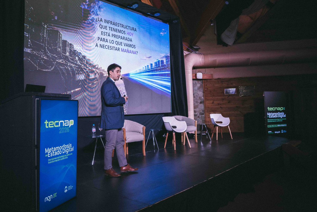 OPTIC_Nqn's tweet photo. ¡Finalizamos el tercer día de Tecnap 2026! 🚀 Jornada de aprendizaje sobre ciberseguridad, IA e infraestructura IT. Gracias a cada expositor y organismo por aportar su visión estratégica para un Estado moderno. #Tecnap2026 https://t.co/g1aufScTsr