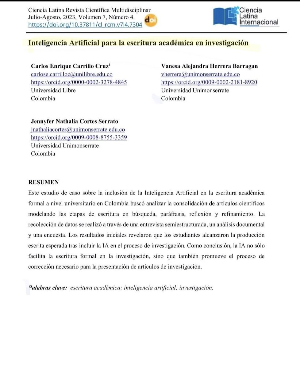investigacion_c's tweet photo. Inteligencia  Artificial  para la estructura  en investigación 
#ia #inteligenciaartificial #investigacioncientifica #ciencia #cienciayia #investigacion #innovacion #tecnologia #cienciadedatos #datoscientificos #iaenciencia #descubrimientocientifico #futurodelaciencia #algoritmos https://t.co/37SKjiUOOp