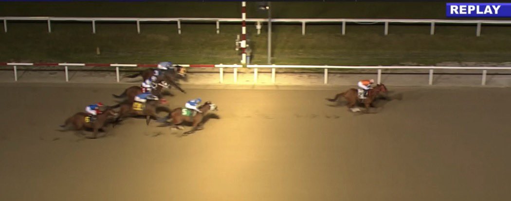 chancemoquett's tweet photo. Cool to see a lower-level Ratings Race at @HollywoodPenn finish this close together tonight. Avg beaten lengths in comparable claiming races over the last 5 years is 8. This one looks closer to 3.5. Just one race, but another sign that well-grouped fields can create competitive racing at any level.