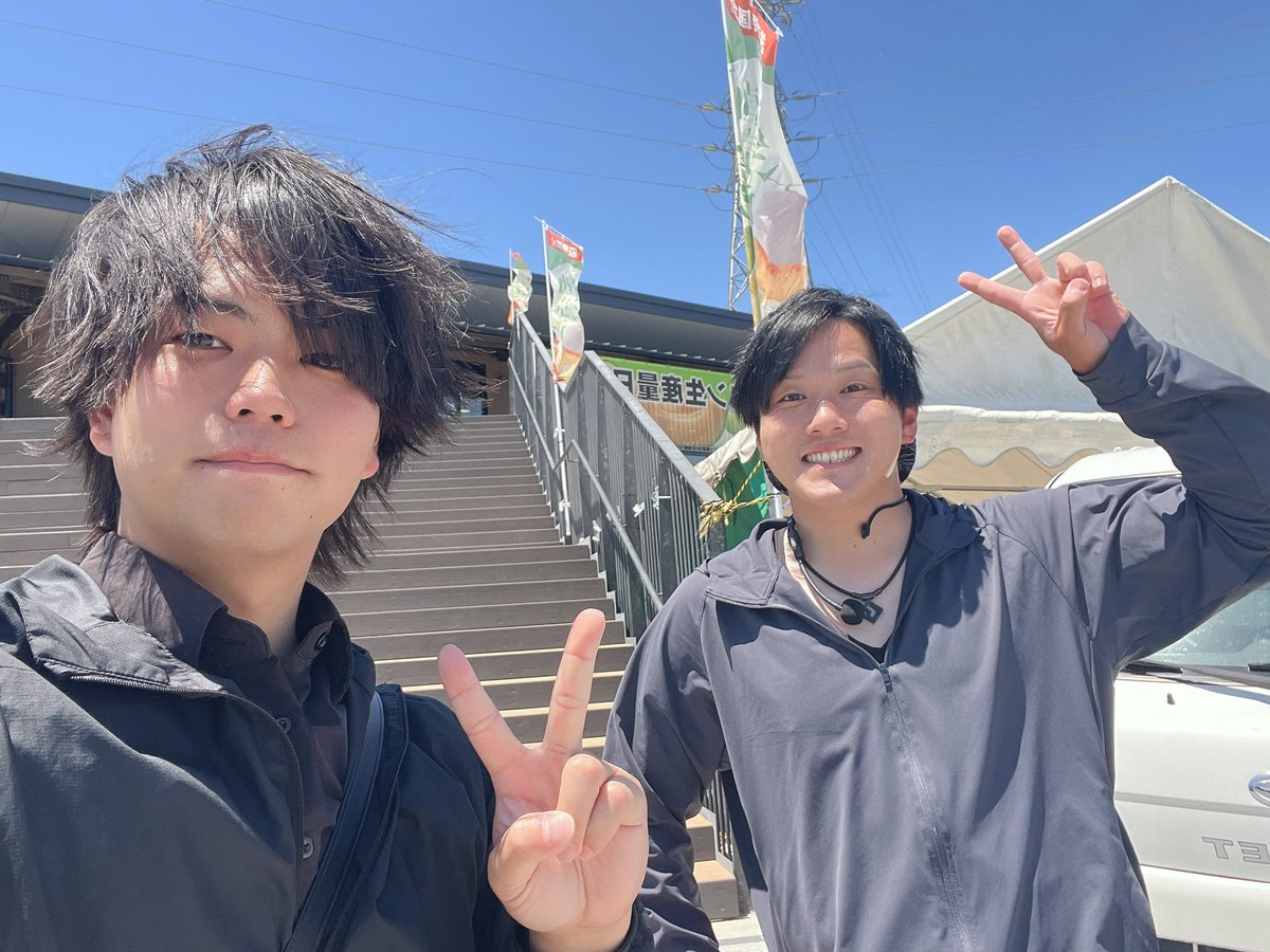 MasakichiBox's tweet photo. 道の駅常総！！！時雨さんと交互でやりますー！！！暑い！！！ https://t.co/VyYQocTig4