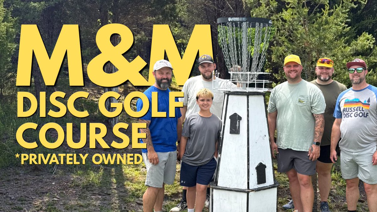 hittingchains's tweet photo. One of the main highlights from this past week was getting invited out to play at M&amp;M Disc Golf Course, a private family-owned course created by Matthew and his family. #discgolfcourse #discgolf #easttn 

Watch: https://t.co/K1wKozkoFl https://t.co/olnHYtCqEP