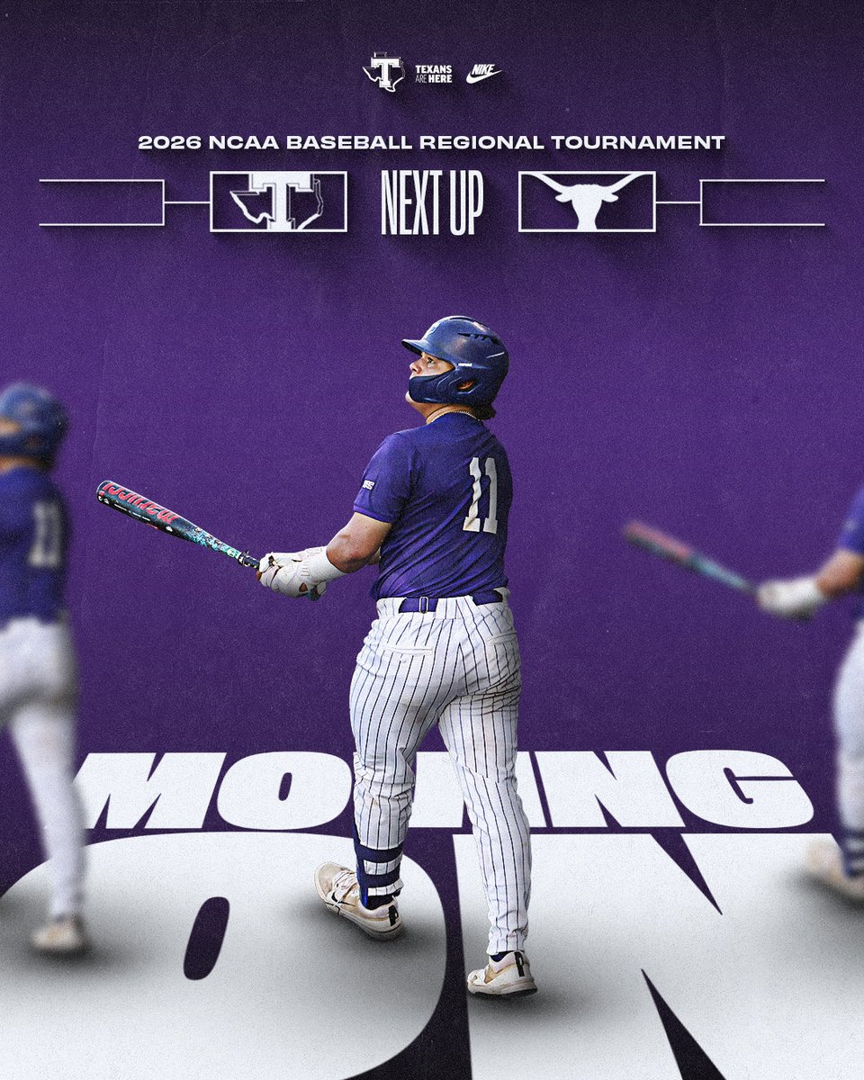 TarletonBase's tweet photo. Tarleton State with a big-time win in its NCAA Regional opener 🔥

Texans move on to face the Longhorns Saturday night in Austin at 6 p.m. https://t.co/AumKhPqn8l