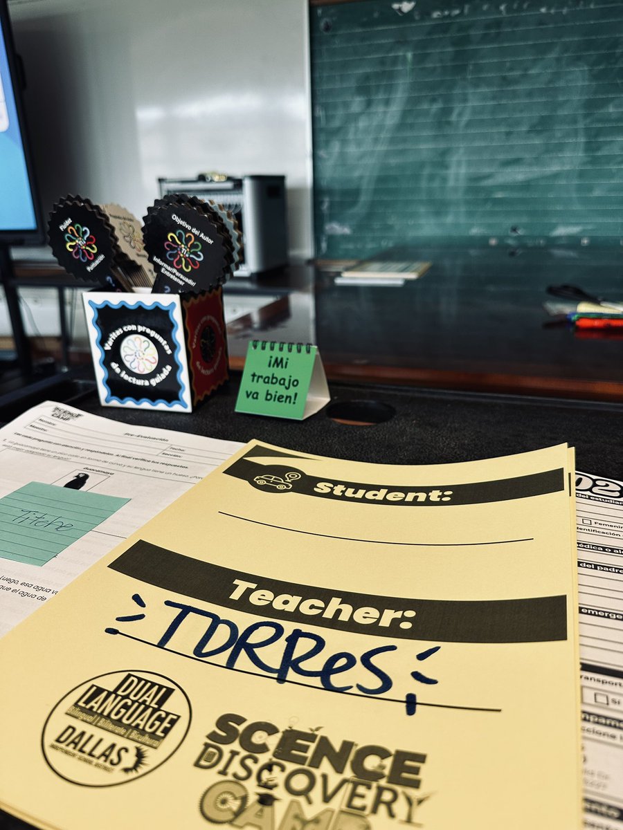 torresreads's tweet photo. All set up and ready to go for the Science Discovery Camp! ✨🔬🧪@duallanguage https://t.co/y6HQpQvneg
