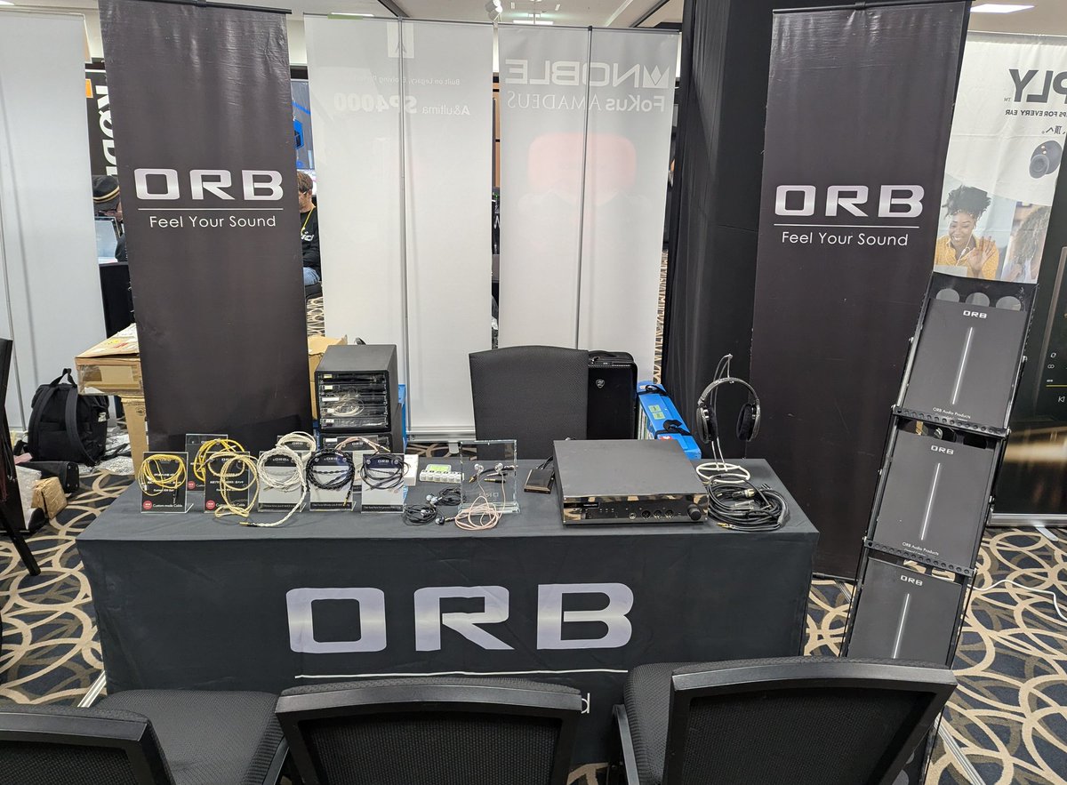 ORBhighend's tweet photo. ポタフェス札幌始まりました！
今まででのイベント史上一番フカフカで快適な椅子で気持ち良くご試聴頂けるかと思います😊
是非お越し下さい！
#ポタフェス https://t.co/iKXG4Mp2uX