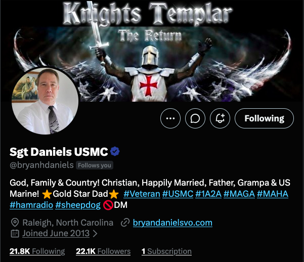 JayJosephVet's tweet photo. Join these 4 United States Veterans in assisting them as they build a foundation

@merican_great US Army Vet

@don_ukens US Navy Vet

@bryanhdaniels USMC Vet

@talamade4 USAF Vet

Do you have a spot for them and meet some great new friends? https://t.co/gUlDaoHmlh