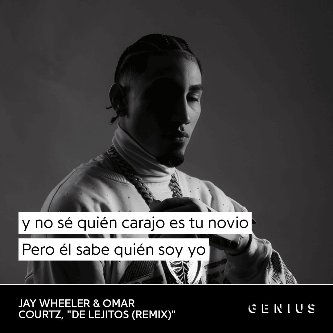 Quiensabenadie2's tweet photo. Omar Courtz hace referencia a Anuel AA en De Lejitos Remix junto a Jay Wheeler 🥷❤️🔥 https://t.co/BxrGcPN0qr