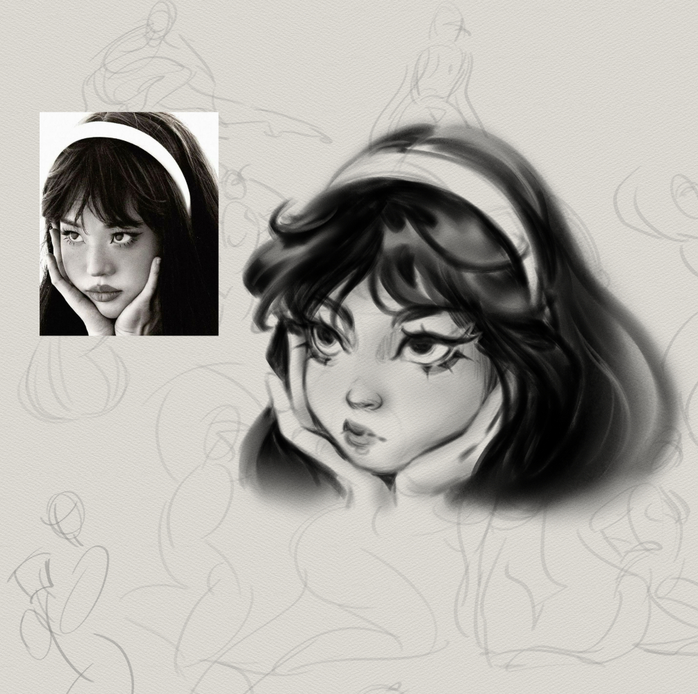 icecreamonS's tweet photo. I want a Vgen code but Idk who to ask 🥺
My latest sketch for reference (I'm an artist, I swear) https://t.co/bRMWig9noF