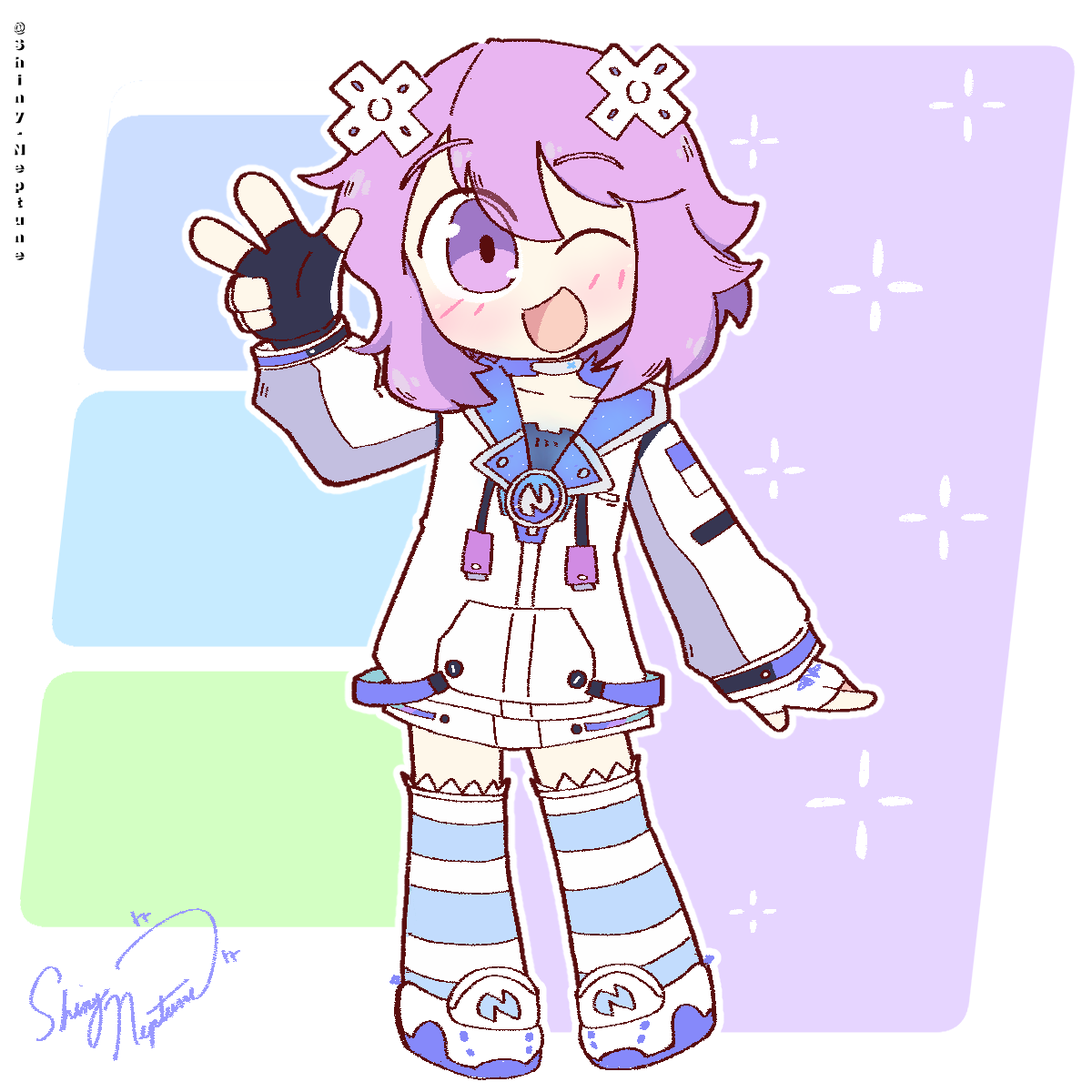 Shiny_Neptune's tweet photo. Neptunia Unlimited!! I'm so excited 💖💖💖 https://t.co/ZrPHAieTXs