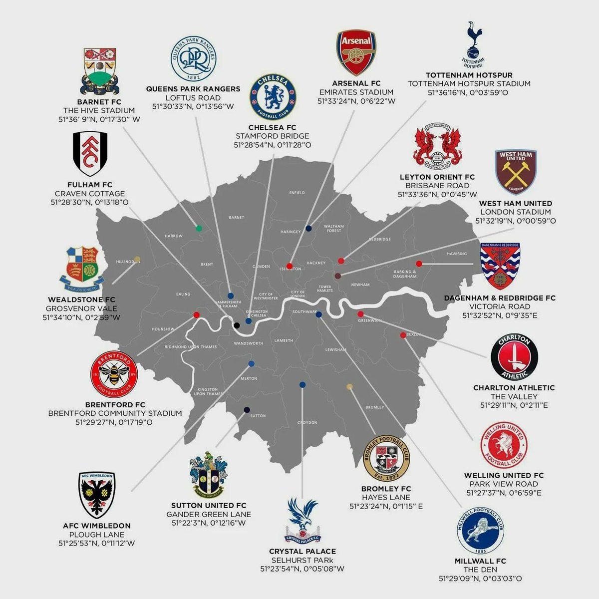 Noitedecopa's tweet photo. Títulos Internacionais em Londres :
 
𝖢𝖧𝖤𝖫𝖲𝖤𝖠 (𝟣𝟣)
🏆 1x Copa do Mundo de Clubes
🏆 1x Mundial de Clubes
🏆 2x UEFA Champions League
🏆 2x UEFA Europa League
🏆 2x UEFA Super Cup
🏆 1x UEFA Conference League
🏆 2x UEFA Cup Winners Cup
 
𝖳𝖮𝖳𝖳𝖤𝖭𝖧𝖠𝖬 (𝟦)
🏆 3x UEFA Europa League
🏆 1x UEFA Cup Winners Cup
 
𝖶𝖤𝖲𝖳 𝖧𝖠𝖬 (𝟥)
🏆 1x UEFA Conference League
🏆 1x UEFA Cup Winners Cup
🏆 1x UEFA Intertoto Cup
 
𝖠𝖱𝖲𝖤𝖭𝖠𝖫 (𝟤)
🏆 1x UEFA Cup Winners Cup
🏆 1x Inter-Cities Fairs Cup
 
𝖥𝖴𝖫𝖧𝖠𝖬 (𝟣)
🏆 1x UEFA Intertoto Cup
 
𝖢𝖱𝖸𝖲𝖳𝖠𝖫 𝖯𝖠𝖫𝖠𝖢𝖤 (𝟣)
🏆 1x UEFA Conference League 

Será que o Arsenal aumenta essa lista?