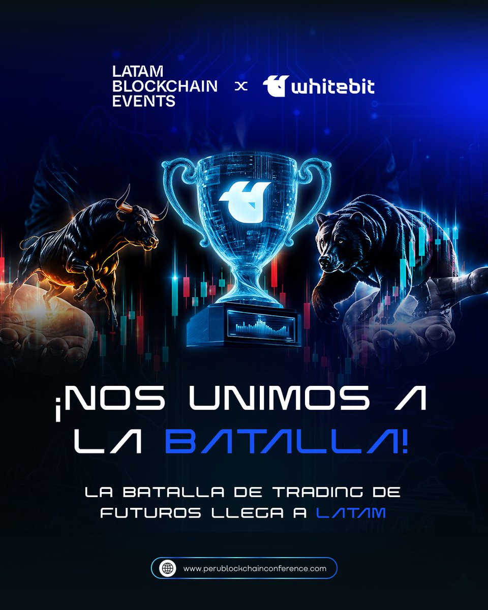 perublockchain_'s tweet photo. 🔥 ¡Entramos oficialmente al Influence Trade Battle de @whitebit  como squad! 🔥

Estamos compitiendo por un prize pool de hasta 50,000 USD₮ 🏆💸

Hay más de +400 spots premios
!Cualquier participante activo puede ganar! 🚀 https://t.co/t9CYOC6Sgs