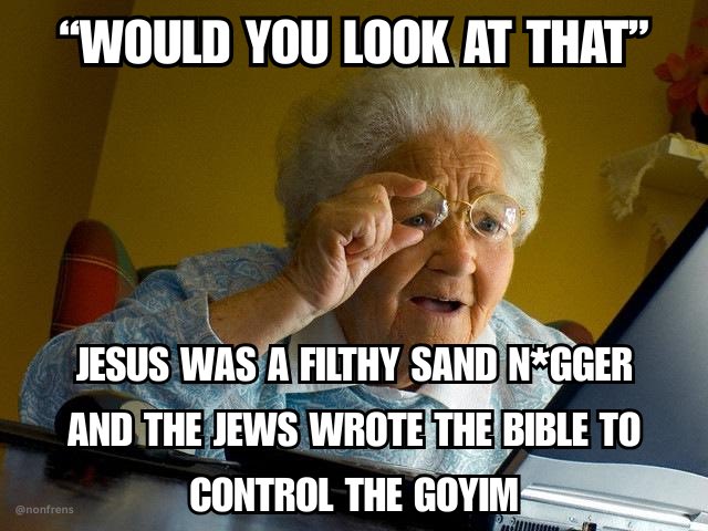 Terrance287515's tweet photo. @jjnoticing2 @0springseternal Yes jesus is jewish midrash and christianity is a desert religion and you are a christcuck. Here, since you can understand memes. https://t.co/rcR7KYIp6V