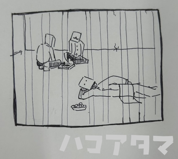 mutsumutsu_dev's tweet photo. 頭が📦なニンゲンたちの生活🌱
仮釈放前の囚人時代 https://t.co/YOQJLRMRfJ