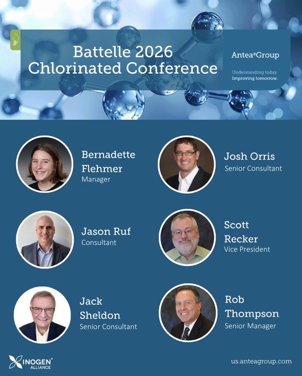 JoshuaOrris's tweet photo. I’m looking forward to presenting next week at the premiere international remediation chlorinated conference with academia, industry and regulatory leaders who are leading innovation research &amp; technology development  through engineering science @Battelle in Ft Worth, Texas. https://t.co/DnEGCeBbVn