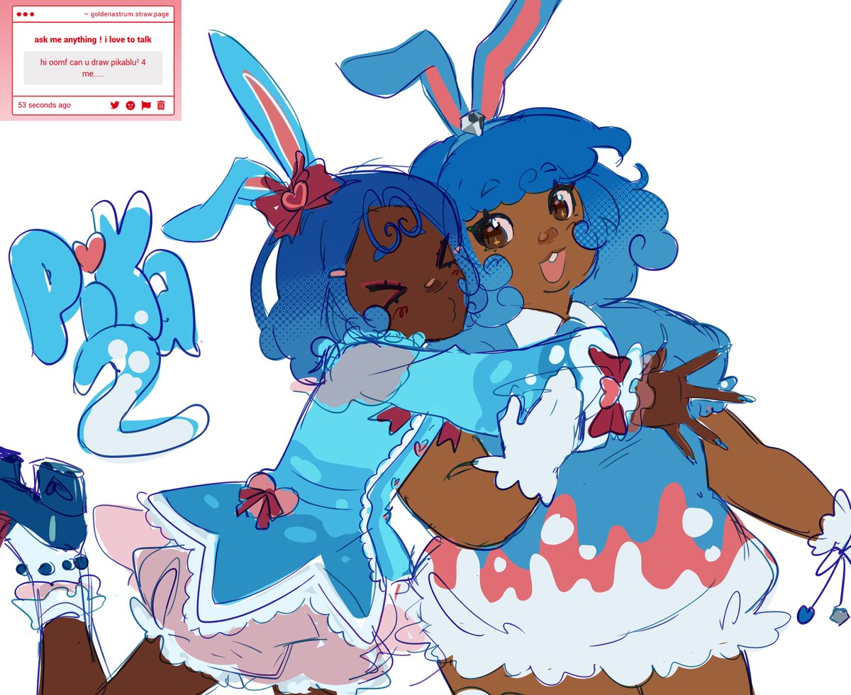 goldenastrum's tweet photo. last request as a cool down... my sibling and i's azumarill gijinkas :) (pikablu on the right belongs to @chocacherry07 )
https://t.co/ypQ67SCCtC https://t.co/azDvDXuLL5