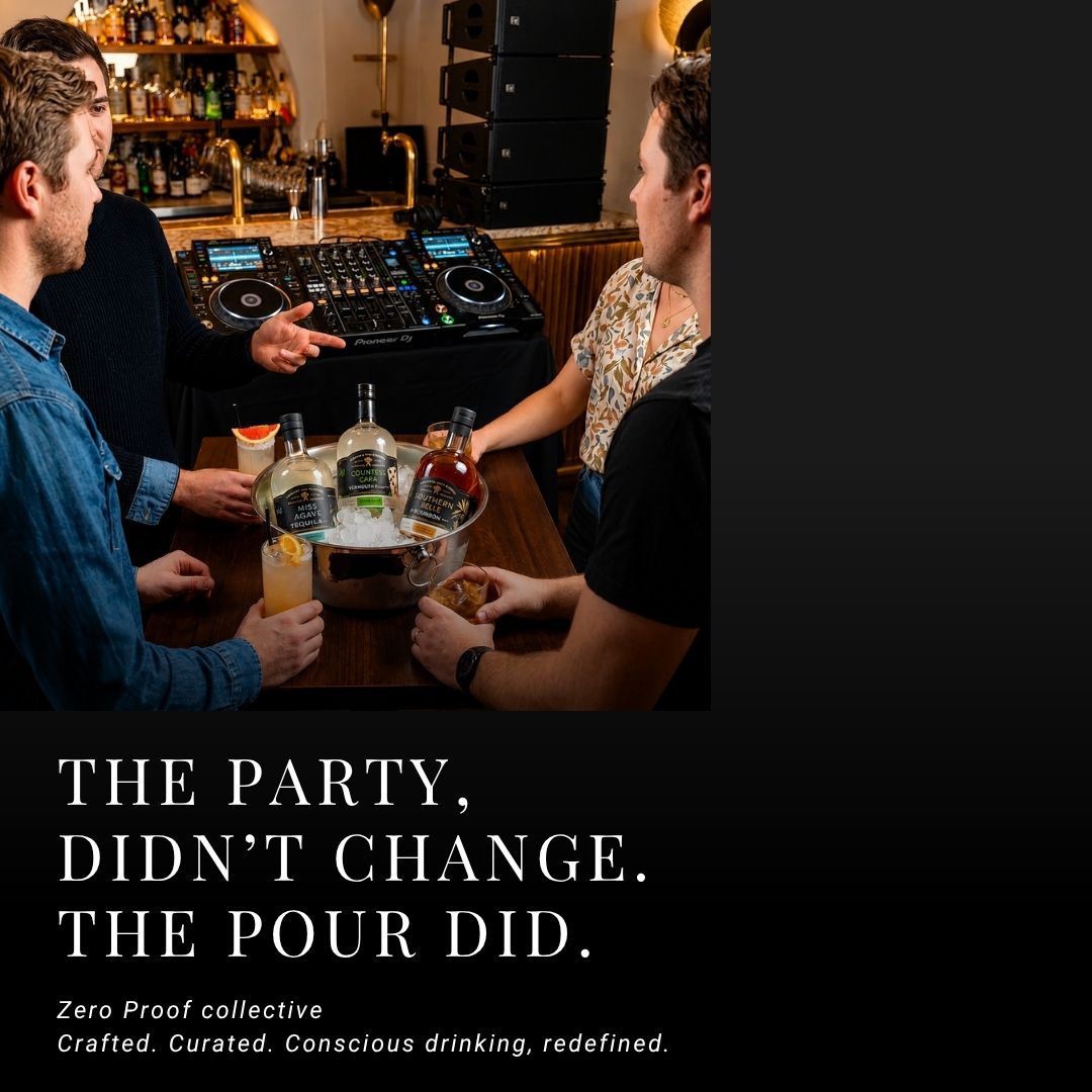ZeroProofSG's tweet photo. The nights still feel electric. ✨

Zero Proof isn't about missing out it's about great flavour, meaningful moments, and elevated social rituals.

Because every sip should delight, not compromise.

Crafted. Curated. Conscious drinking, redefined.

https://t.co/XYpNygwINh https://t.co/vxQZiBD0ml