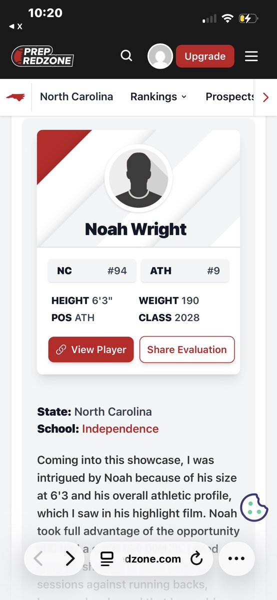 NoahSlidd's tweet photo. All glory to the man above blessed to be named The #9 ranked ATH and 94th Overall . More work to be done never satisfied!! Thanks coach matt for the write up ! @CoachHornor @KevinNeal28 @CoachRWilliams7 @GardinerCoach @CoachPCovington @pepman704 @CoachJeffGerzog https://t.co/JlX1IK4erH