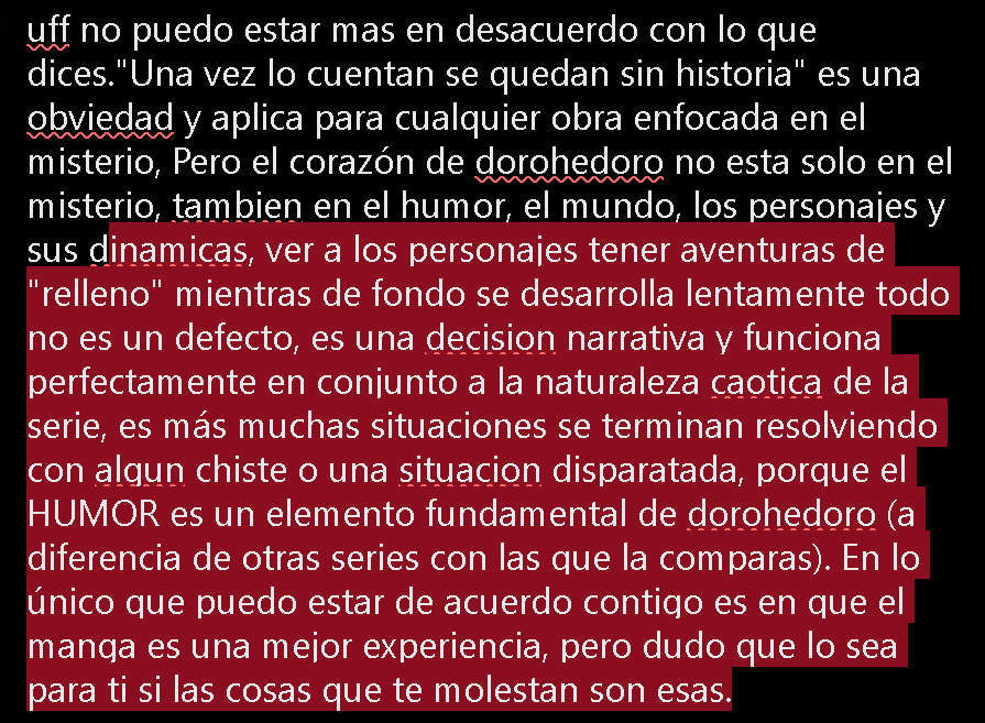 RottenNotKido's tweet photo. @play_mond @encorvao @albe_torres @AnimetrendsLA (agregaría que si ves algo como dorohedoro y sientes que lo único que vale el avance de la trama, quizás no es para ti) https://t.co/8LsBSJ7OKt